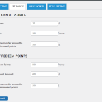 Point setting credit points plugin