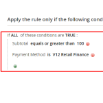 Shipping rules table 3