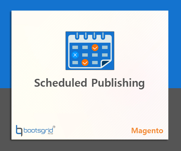 Scheduled Publishing for Magento2Scheduled Publishing for Magento2
