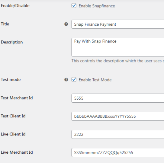 Snap Finance UK Plugin for Woocommerce