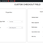 Custom Checkout Field Plugin