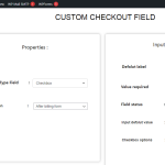 Custom Checkout Field Woocommerce